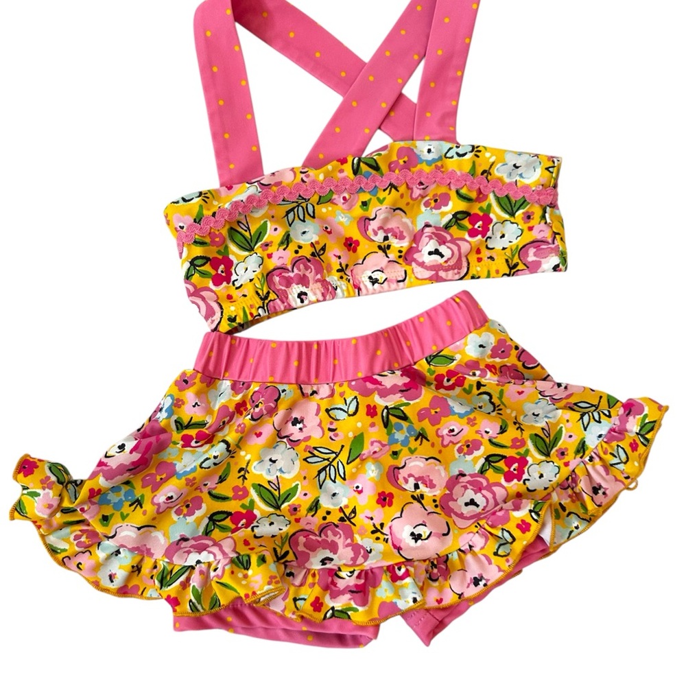 SweetHoney swim 2piece skirt w/built in shorts true to size, make me an offer!